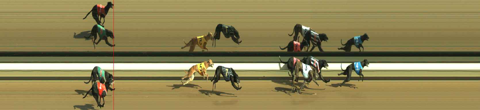 Race result finish photo